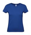 Dames T-shirt B&C E150 TW02T Royal Blue